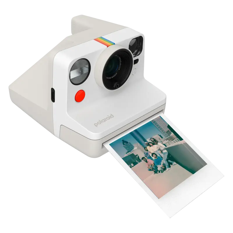 Фотоапарат Polaroid Now Gen 3 Pebble White + Color Film Bundle (8 photos) - фото - №4