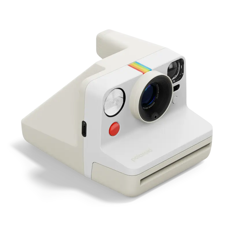 Фотоапарат Polaroid Now Gen 3 Pebble White + Color Film Bundle (8 photos) - фото - №1
