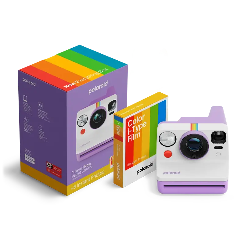 Фотоапарат Polaroid Now Gen 3 Purple + Color Film Bundle (8 Photos) - фото - №9
