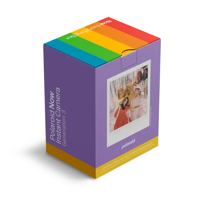 Фотоапарат Polaroid Now Gen 3 Purple + Color Film Bundle (8 Photos) - фото - №11