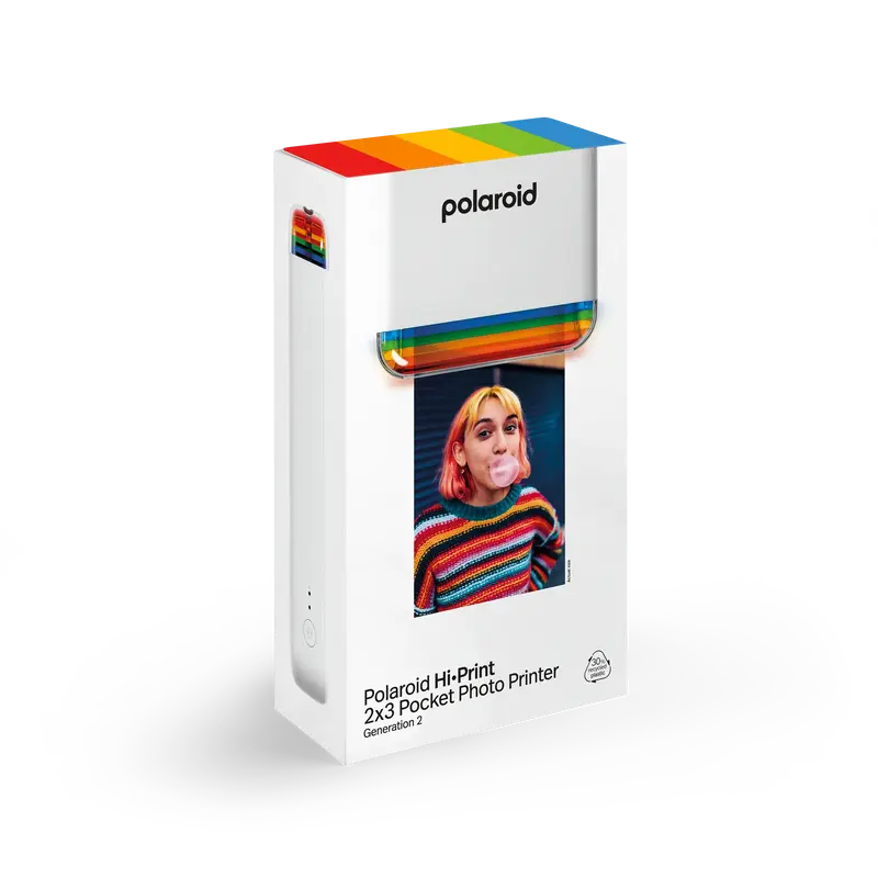Фото принтер Polaroid HiPrint Gen 2 2x3 Pocket Photo Printer - White - фото - №7
