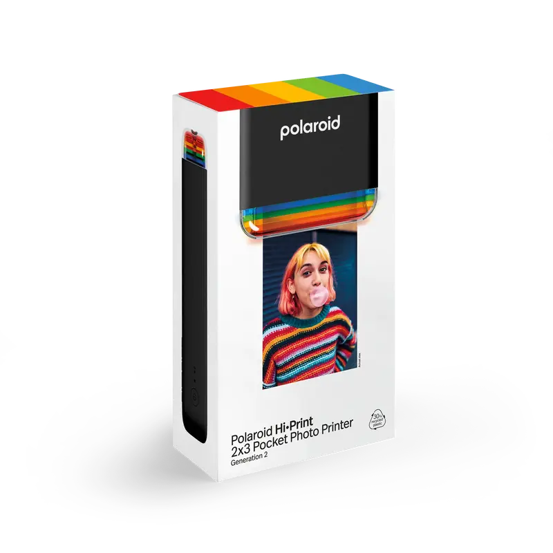 Фото принтер Polaroid HiPrint Gen 2 2x3 Pocket Photo Printer - Black - фото - №6