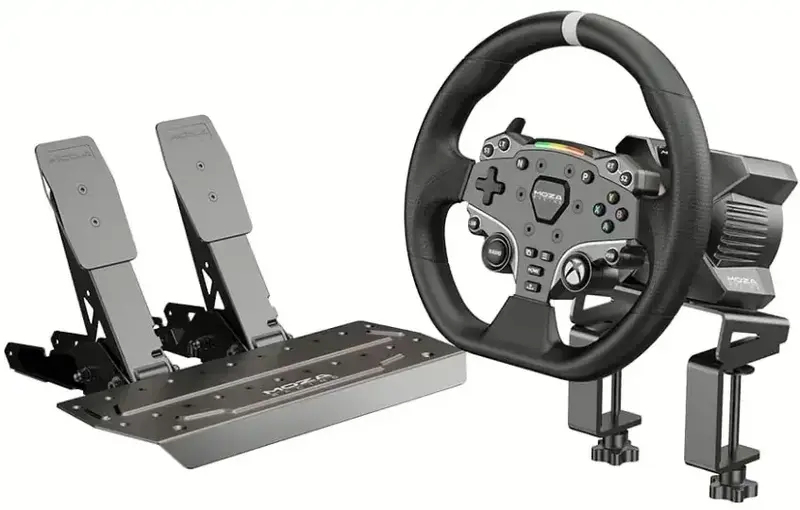 Руль и педали MOZA R3 Racing Bundle для XBOX/PC - фото - №0