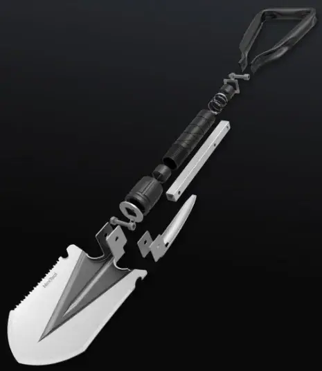 Багатофункціональна складана лопата NexTool mini NE20033 - фото - №2