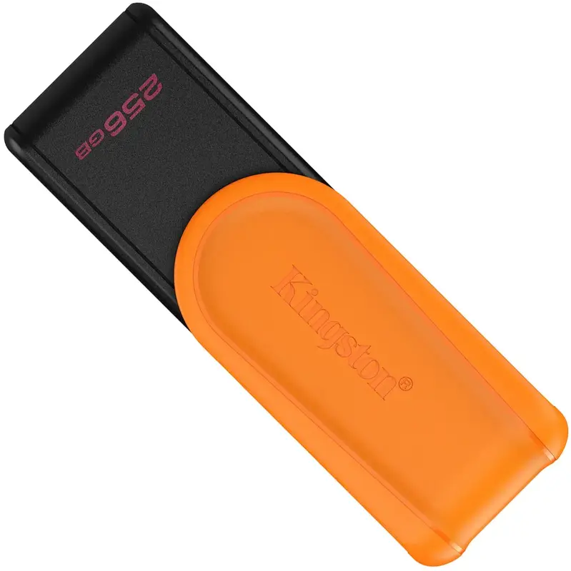USB-Flash Kingston Exodia S 256Gb чорна/помаранчева - фото - №0