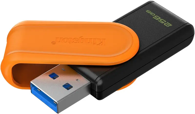 USB-Flash Kingston Exodia S 256Gb чорна/помаранчева - фото - №2