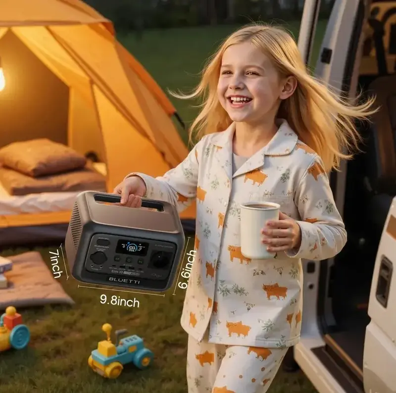 Зарядная станция Bluetti Elite 30 V2, (600 Вт, 228 Втч) LiFePO4 - фото - №12