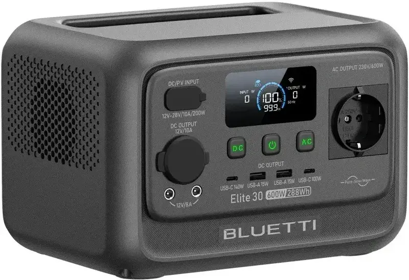 Зарядная станция Bluetti Elite 30 V2, (600 Вт, 228 Втч) LiFePO4 - фото - №2
