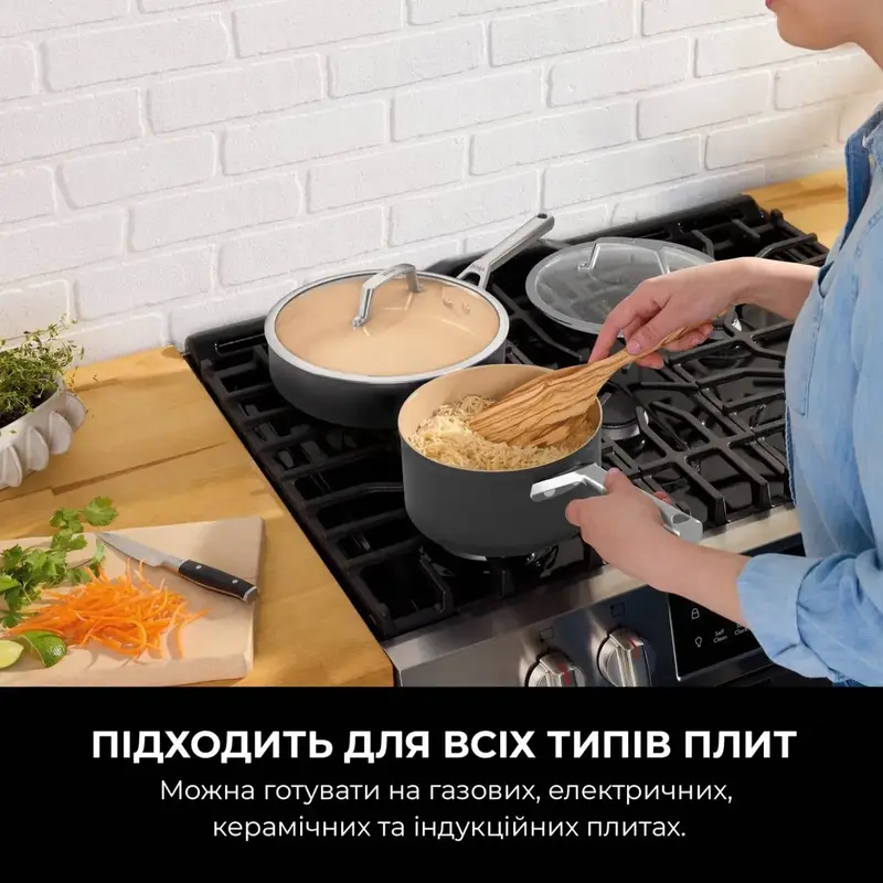 Каструля Ninja Extended Life Ceramic 16 см CW90316DE - фото - №2