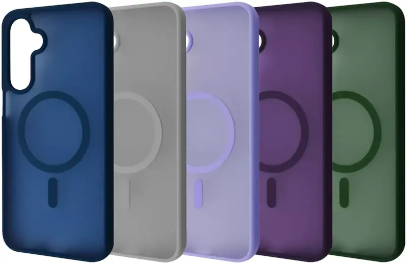 Чохол WAVE Matte Color Case with Magnetic Ring Samsung Galaxy S25 FE (dark blue) - фото - №2