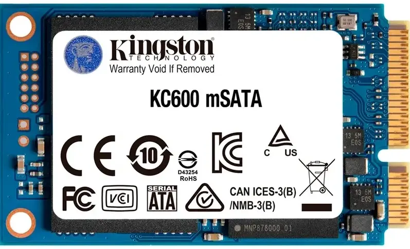 SSD Накопичувач Kingston mSATA SKC600 1024GB 3D TLC - фото - №0