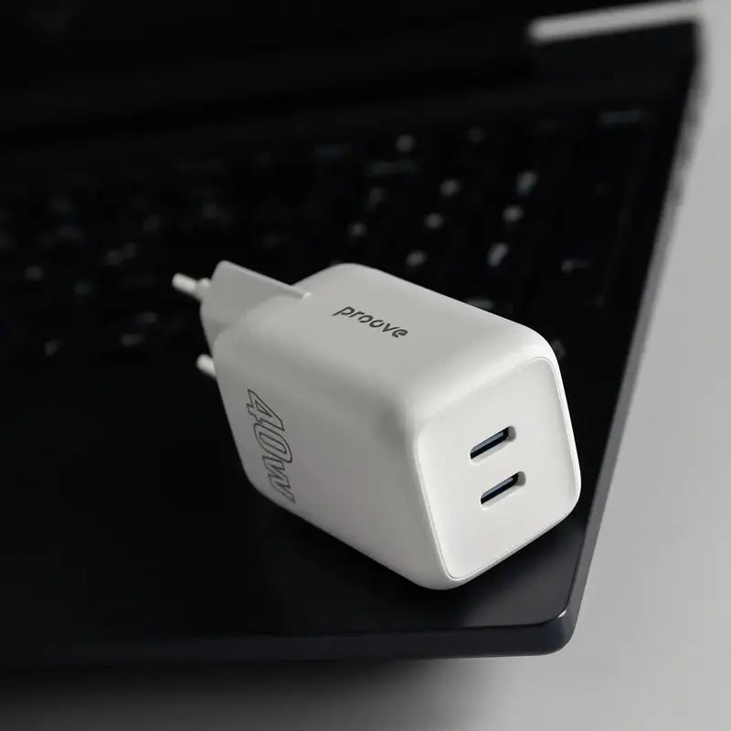 Ун. МЗП Proove Silicone Power 2 Type-C 40W білий - фото - №5