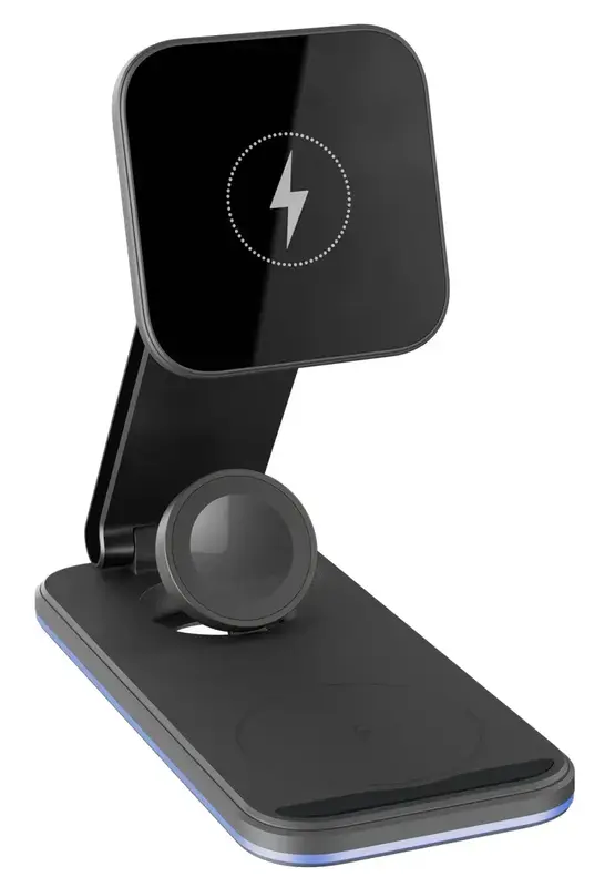 Бездротовий ЗП Proove Magnetic Energy Fold 3 in 1 чорний - фото - №1