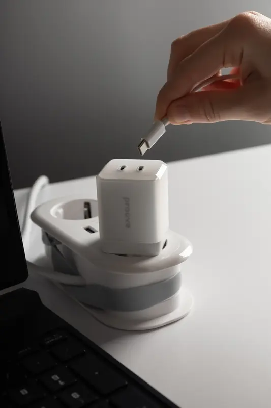 Ун. МЗП Proove Pure GaN Max 2хType-C 67W білий - фото - №7