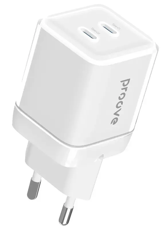 Ун. МЗП Proove Pure GaN Max 2хType-C 67W білий - фото - №0