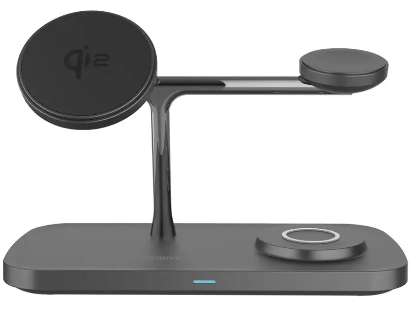 Бездротовий ЗП Proove Magnetic Field Pro 3 in 1 Qi2 - фото - №0