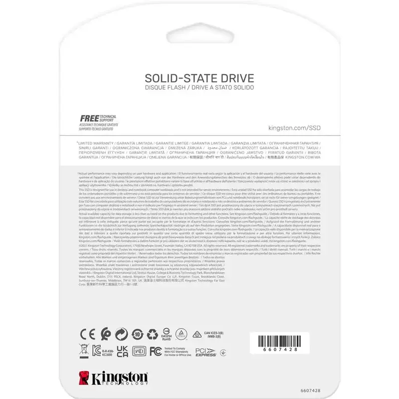 SSD накопичувач Kingston 512G KC3000 PCIe 4.0 NVMe M.2 (SKC3000S/512G) - фото - №4