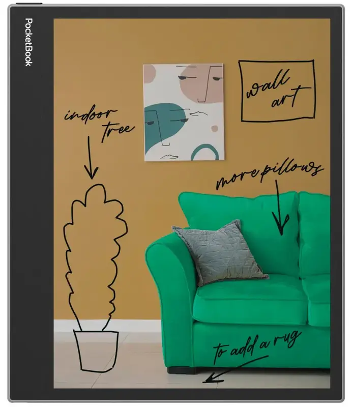 PocketBook InkPad Eo Mist Grey (PB1042-M-WW) - фото - №1