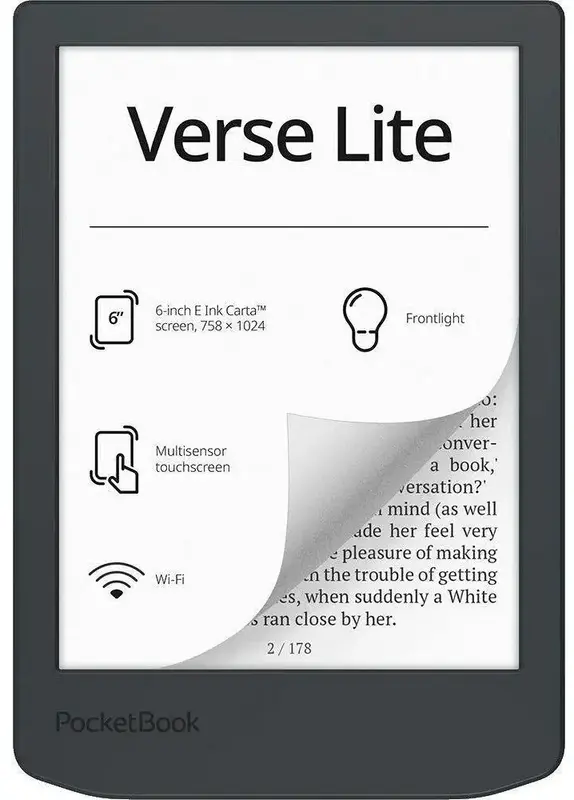 PocketBook Verse Lite Midnight Grey (PB619-T-CIS) - фото - №0