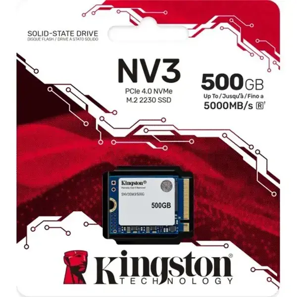 SSD накопичувач Kingston 1000GB NV3 M.2 2230 PCIe 4.0 NVMe (SNV3SM3/1T0) - фото - №4