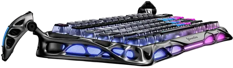 Клавіатура механічна GravaStar Mercury K1 Pro 80keys,cyberpunk - фото - №3