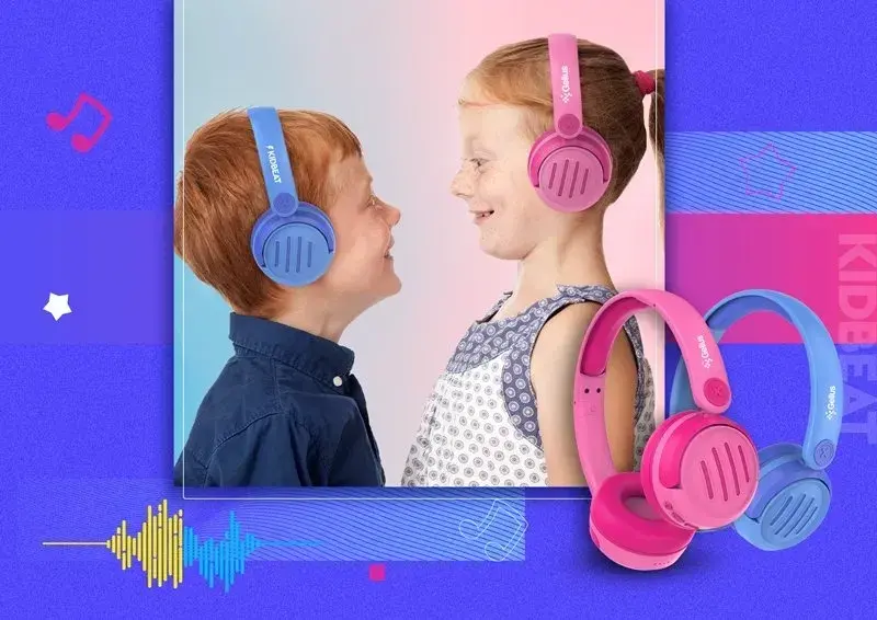 Беспроводные детские наушники Gelius KIDBeat GP HP-008 Blue - фото - №7