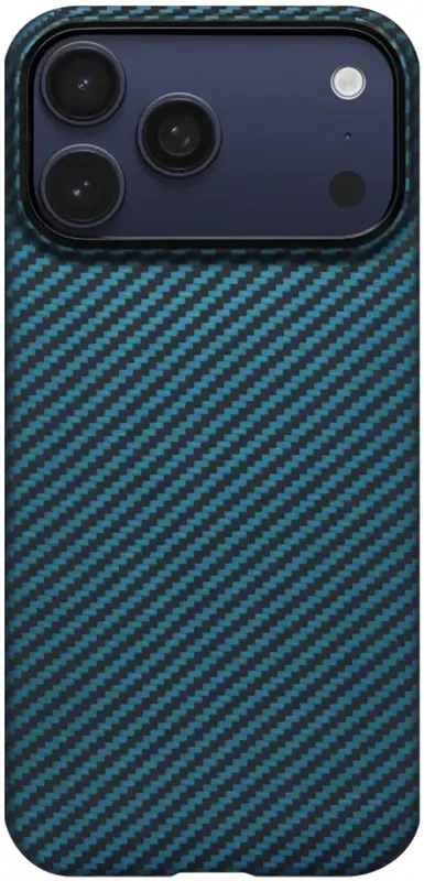 Чехол Pitaka Ultra-Slim Twill Blue/Grey for iPhone 17 Pro Max (KI1706BPM) - фото - №0