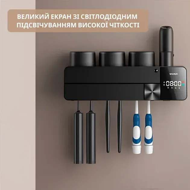 Стерилізатор для зубних щіток Inspire - K3 Black - фото - №2