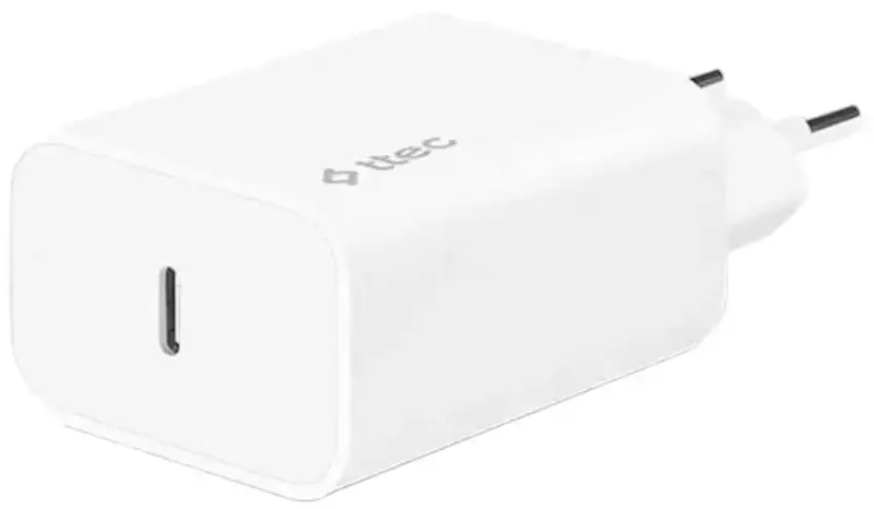 Ун. МЗП Ttec SmartCharger (2SCG30B) GAN PD USB-C 30W бiлий - фото - №0