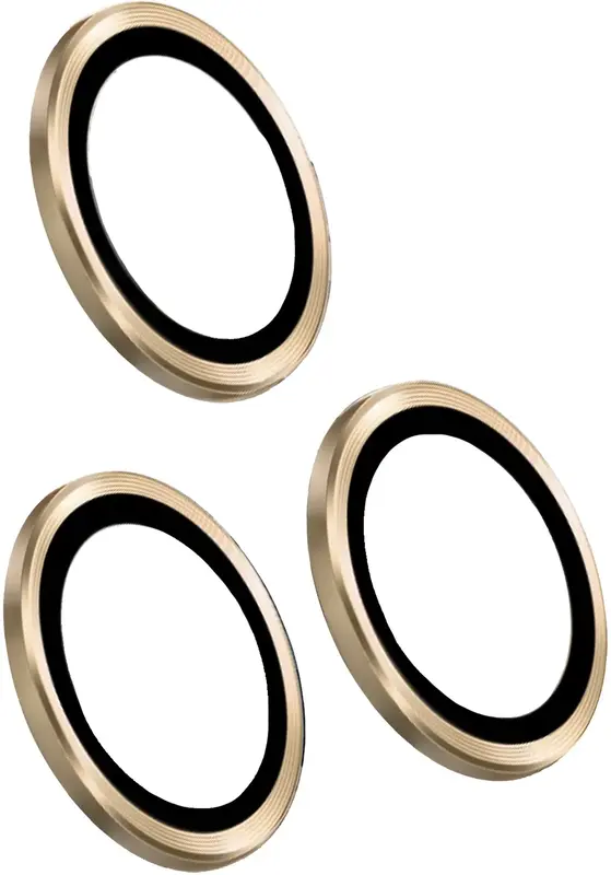 Защитное стекло для камеры iPhone 14 pro/ 14 pro Max Uniq OPTIX CHAMPAGNE GOLD (UNIQ-IP6.1P-6.7PM-LENSGLD) - фото - №1