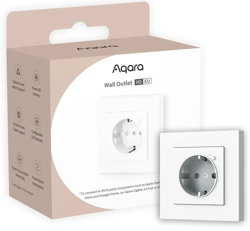 Розумна розетка Aqara H2 - фото - №2