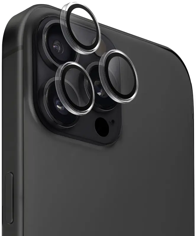 Захисне скло для камери iPhone 16 Pro/16 Pro Max UNIQ OPTIX CAMERA LENS PROTECTOR - CRYSTAL CLEAR (UNIQ-IP6.3P-6.9P(2024)-LENSCLR) - фото - №0