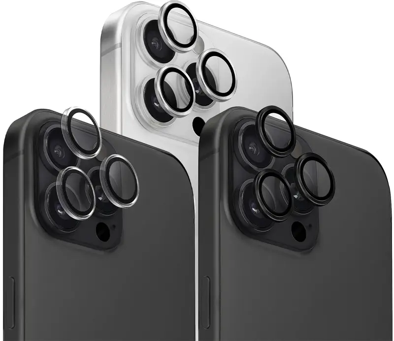 Захисне скло для камери iPhone 16 Pro/16 Pro Max UNIQ OPTIX CAMERA LENS PROTECTOR - CRYSTAL CLEAR (UNIQ-IP6.3P-6.9P(2024)-LENSCLR) - фото - №3