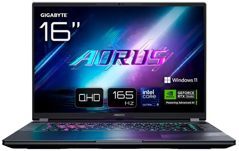 Ноутбук Gigabyte Aorus Elite 16 Black (BWHC3UAC65SH) - фото - №0