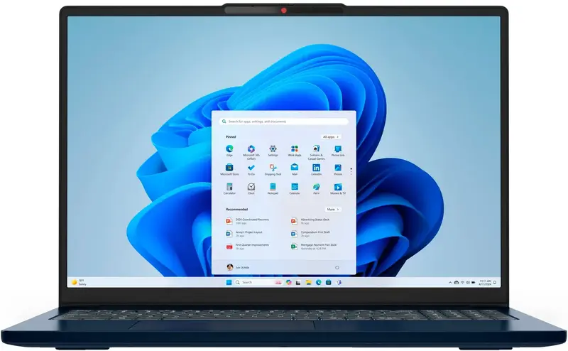 Ноутбук Lenovo IdeaPad Slim 3 16ARP10 Cosmic Blue (83K8006LRA) - фото - №3