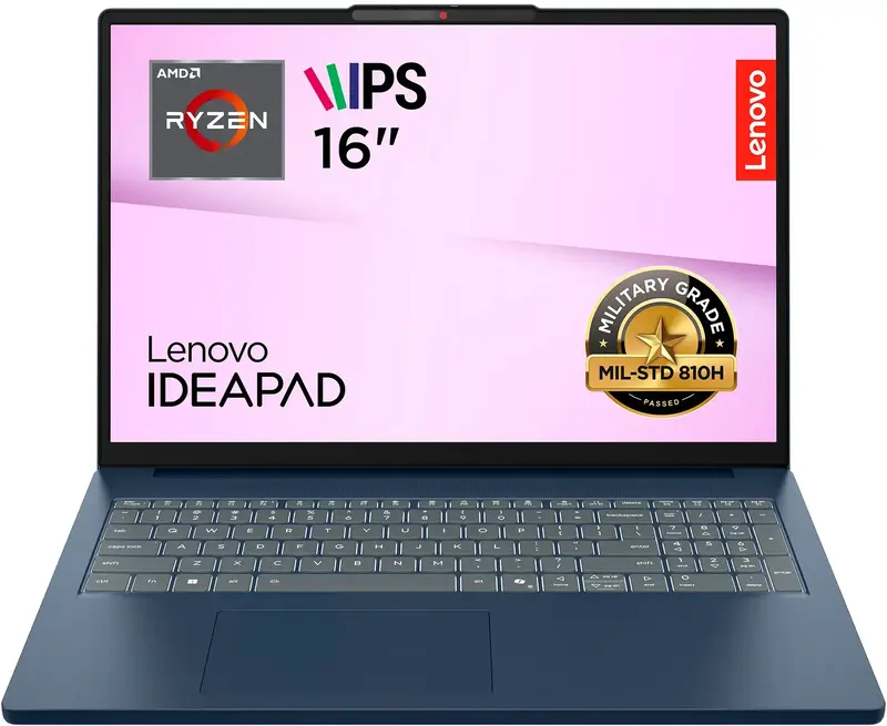 Ноутбук Lenovo IdeaPad Slim 3 16ARP10 Cosmic Blue (83K8006LRA) - фото - №0
