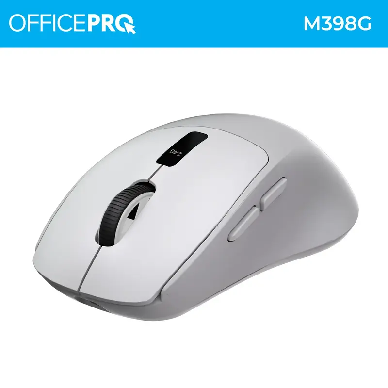 Мышь OfficePro M398G Silent Click Wireless Gray - фото - №7