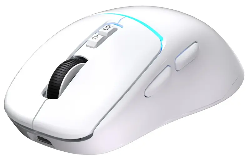 Миша OfficePro M468W Silent Click Wireless White - фото - №1
