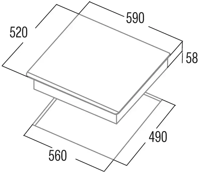 Варильна поверхня індукційна Cata IB 6324E2 BK - фото - №2