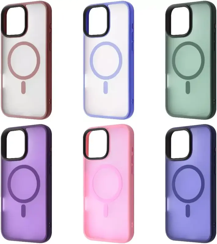 Чохол для iPhone 16 Pro WAVE Matte Insane Case with Magnetic Ring iPhone (Desert Titan) - фото - №1