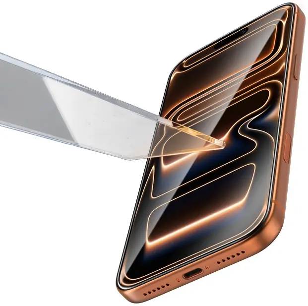 Защитное стекло Keephone KP-SPG003 MATTE OPTIX glass iPhone 17 Pro Max (KPMAOP17PMBK) - фото - №2