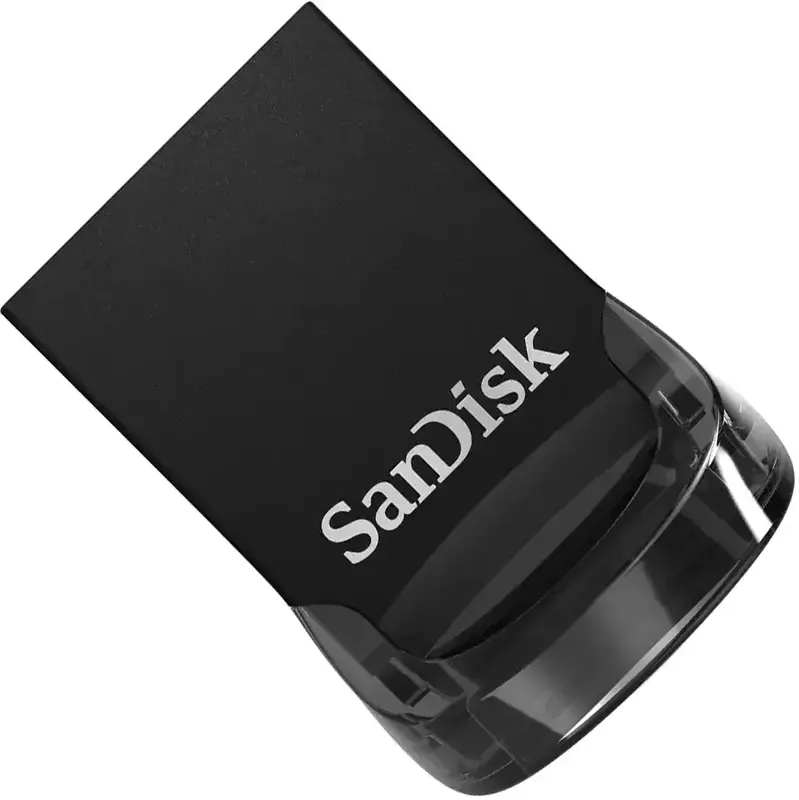 USB-Flash SanDisk 256GB USB 3.1 Type-A Ultra Fit Чорний - фото - №4