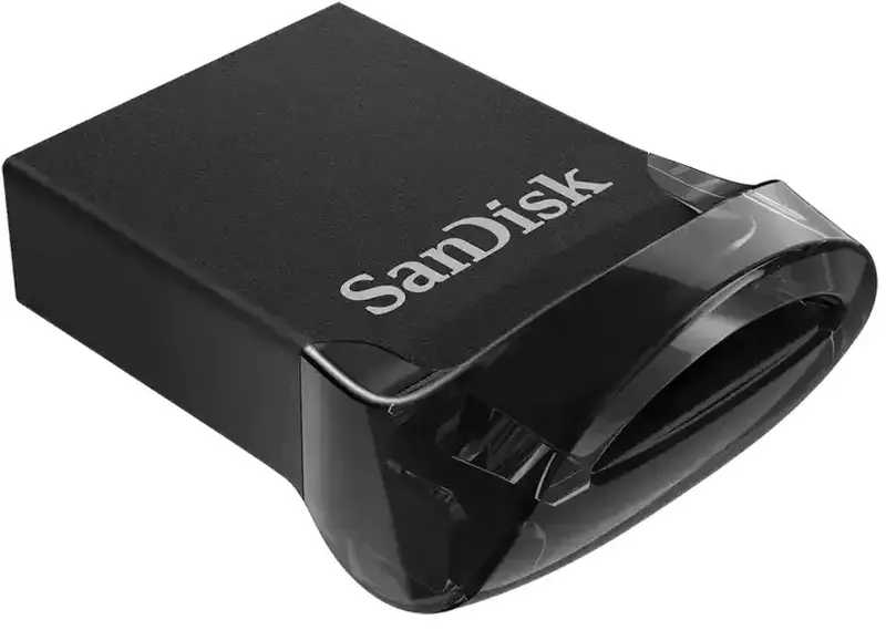 USB-Flash SanDisk 256GB USB 3.1 Type-A Ultra Fit Чорний - фото - №0
