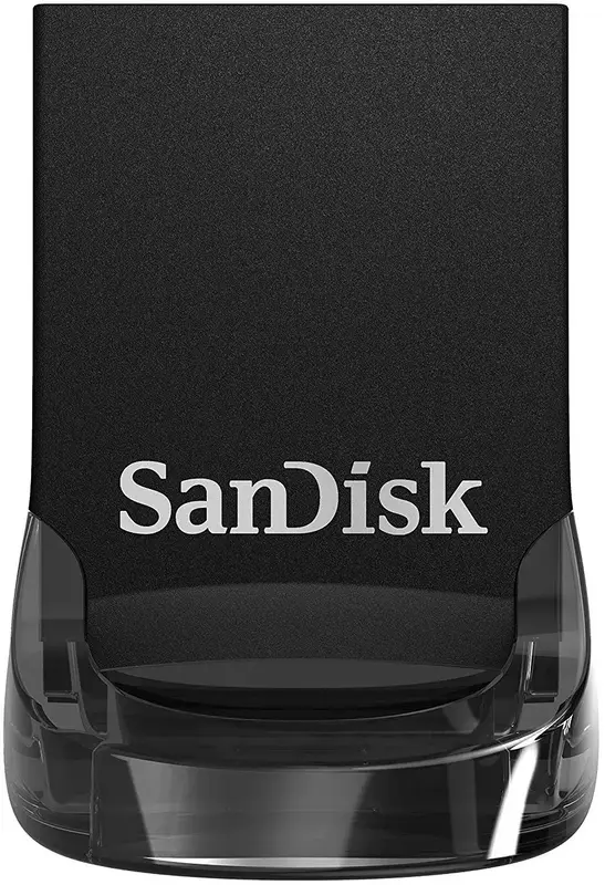 USB-Flash SanDisk 256GB USB 3.1 Type-A Ultra Fit Чорний - фото - №2