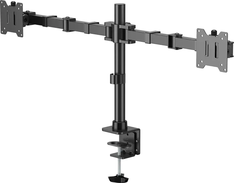 Настільне кріплення для двох моніторів Officepro MA112B 17-35" 2-20kg Black - фото - №1