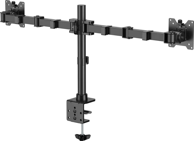 Настільне кріплення для двох моніторів Officepro MA112B 17-35" 2-20kg Black - фото - №2