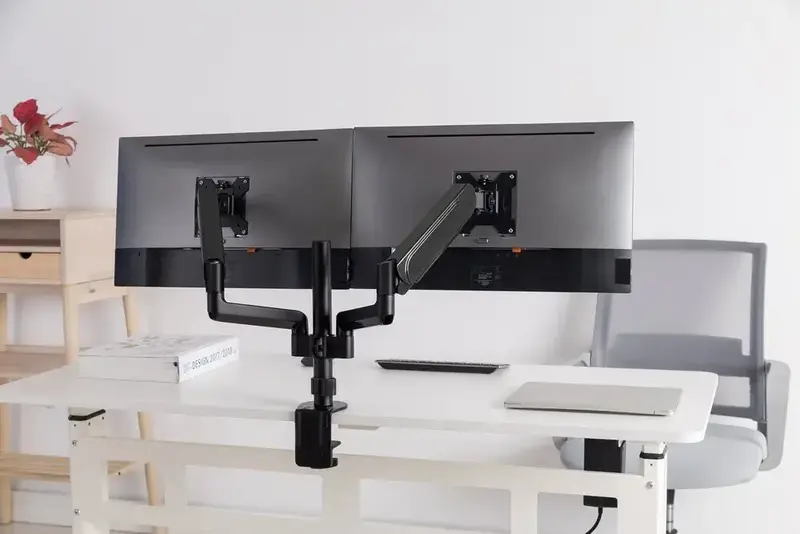 Настільне кріплення для двох моніторів OfficePro MA722B 17-32" 1-9 кг Black - фото - №10