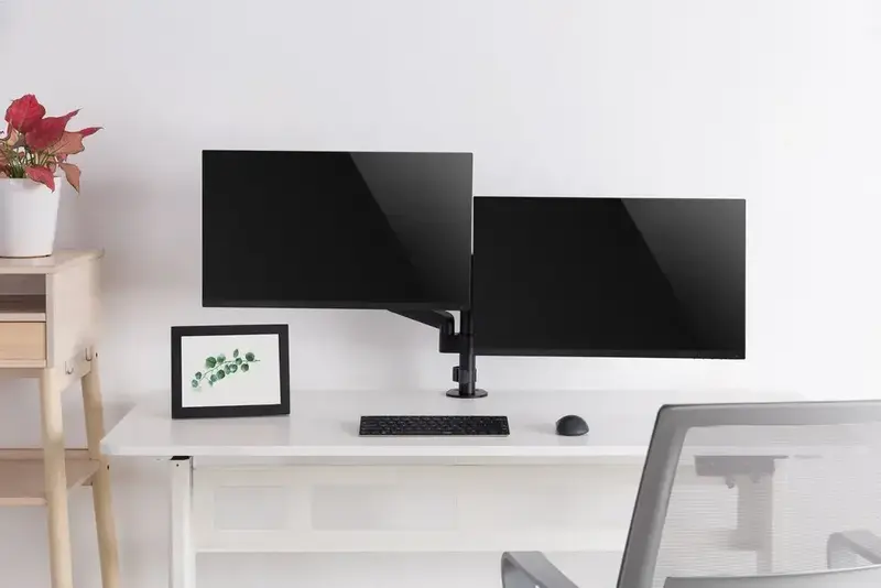 Настільне кріплення для двох моніторів OfficePro MA722B 17-32" 1-9 кг Black - фото - №12