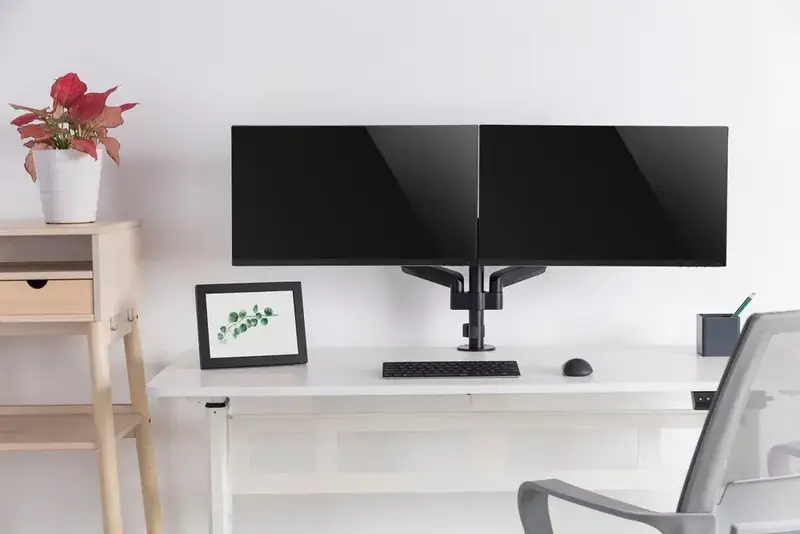 Настільне кріплення для двох моніторів OfficePro MA722B 17-32" 1-9 кг Black - фото - №13