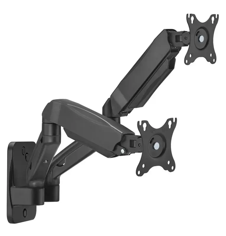 Настінне кріплення для двох моніторів OfficePro MA312B 17-32" 2-9 кг Black - фото - №0